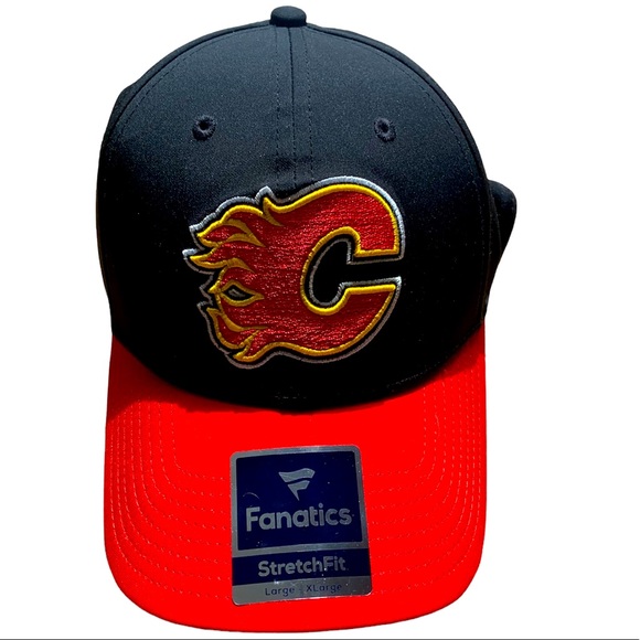 New Calgary Flames collectable “C of Red” Hat. L-XL - Picture 1 of 8